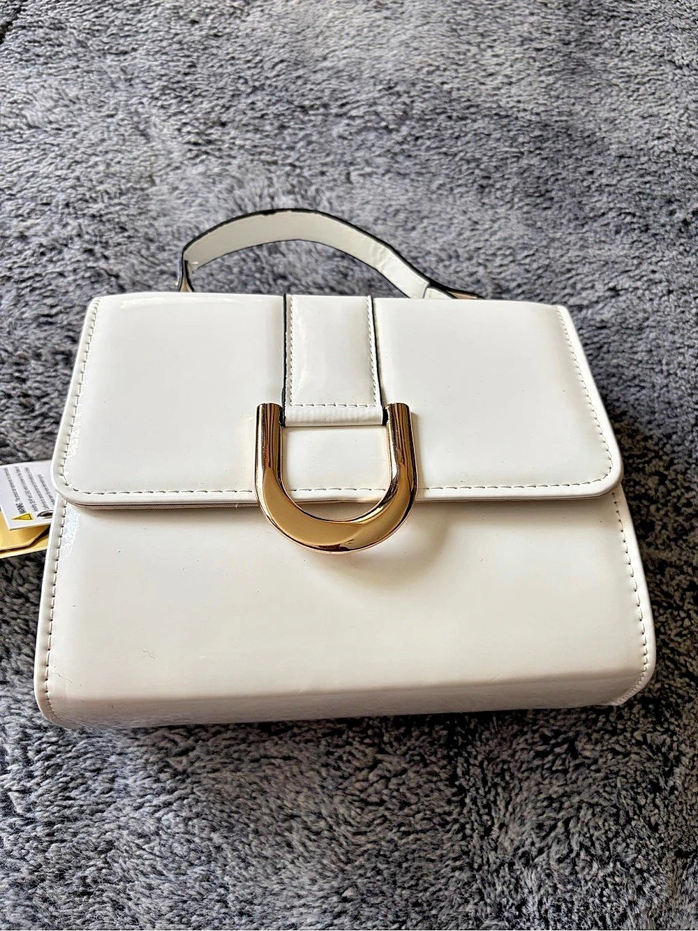 Structured Shoulder Bag in White NWT